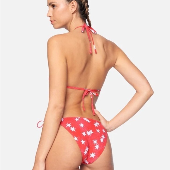 ☀️HURLEY☀️ RVSB ITSY BITSY BIKINI TOP RVSB TIE SIDE CHEEKY BOTTOM BIKINI - Picture 6 of 15